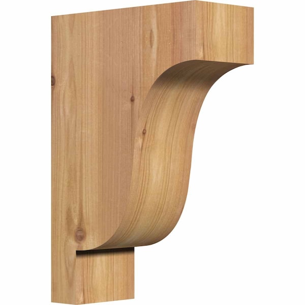 Ekena Millwork Newport Smooth Corbel, Western Red Cedar, 3 1/2"W x 8"D x 12"H COR04X08X12NEW00SWR - main